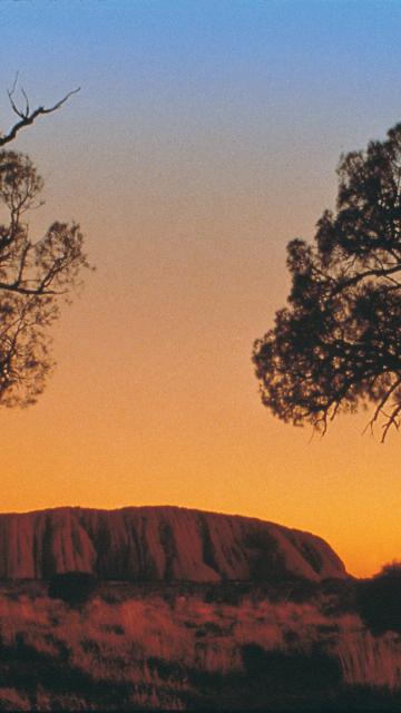 Uluru at sunset