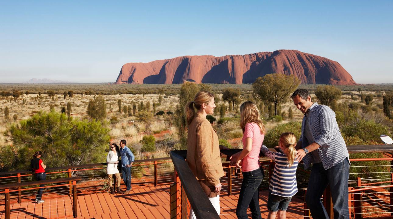 Family at Ayers Rock Resort